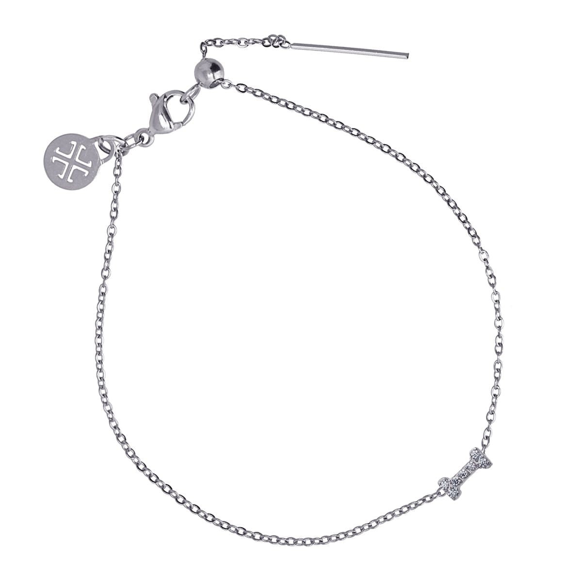 Pulsera Letra Plateado I Anartxy