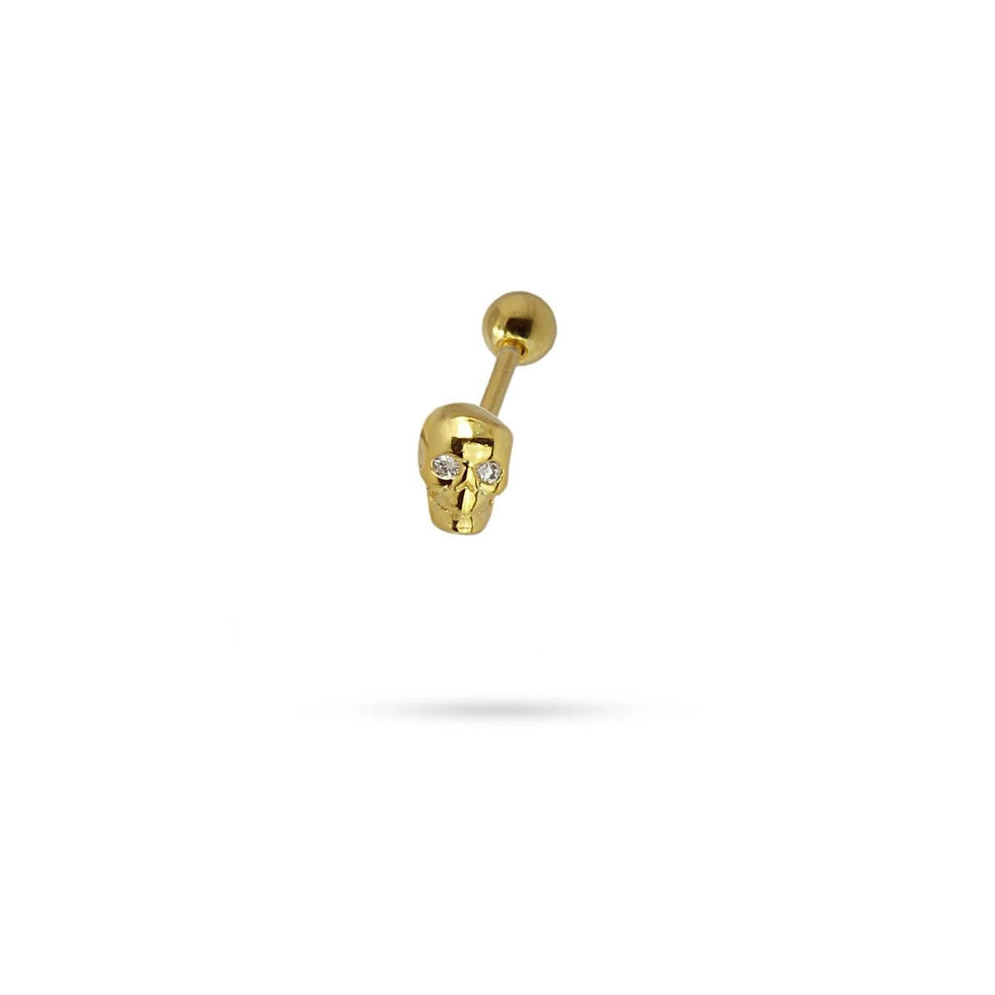 Piercing Calavera Plateado Anartxy