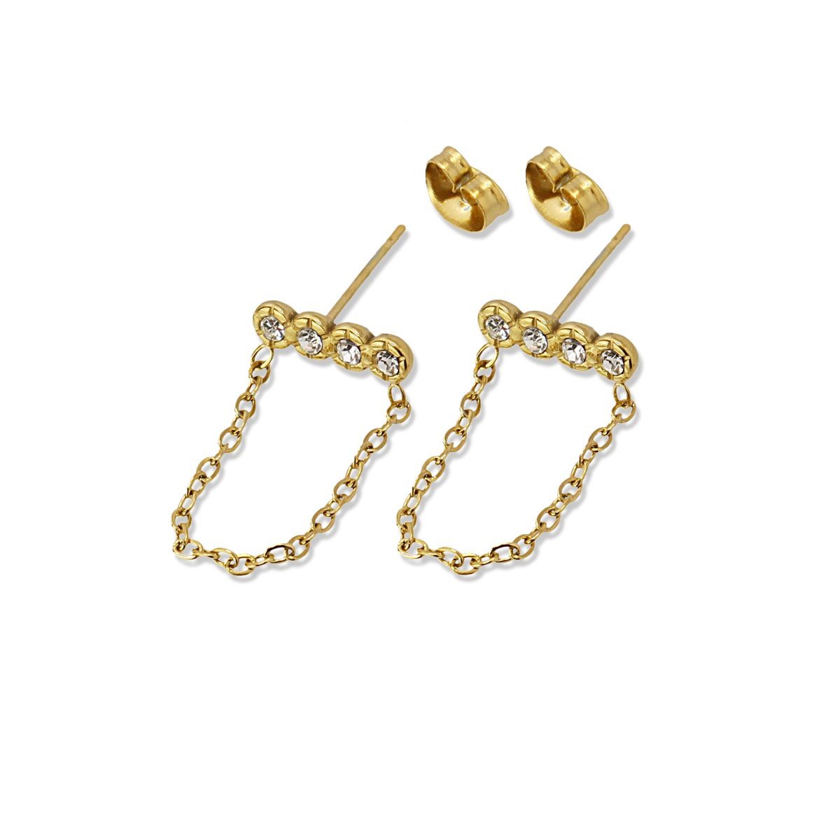 Pendientes Mila Dorado Anartxy