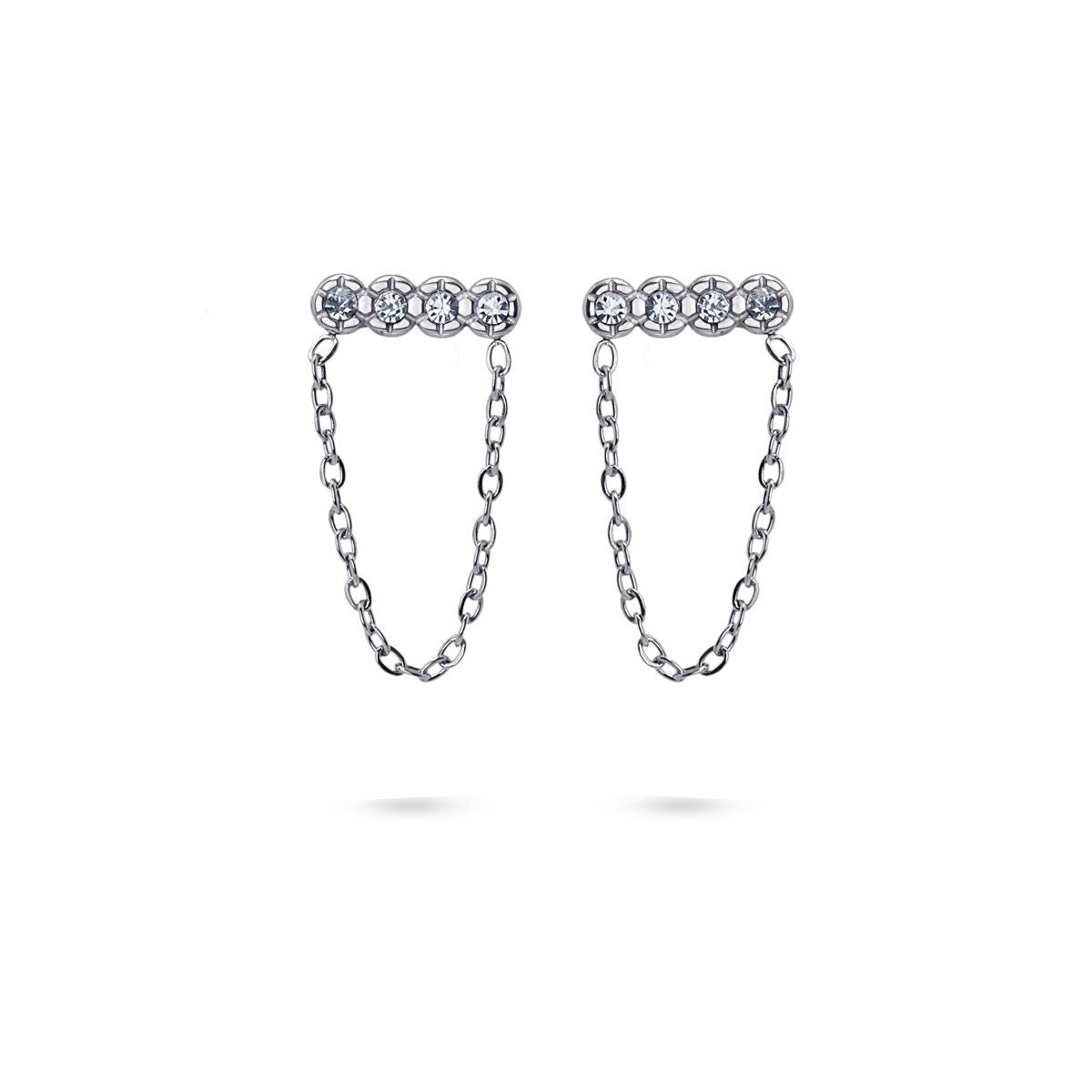 Pendientes Mila Plateado Anartxy