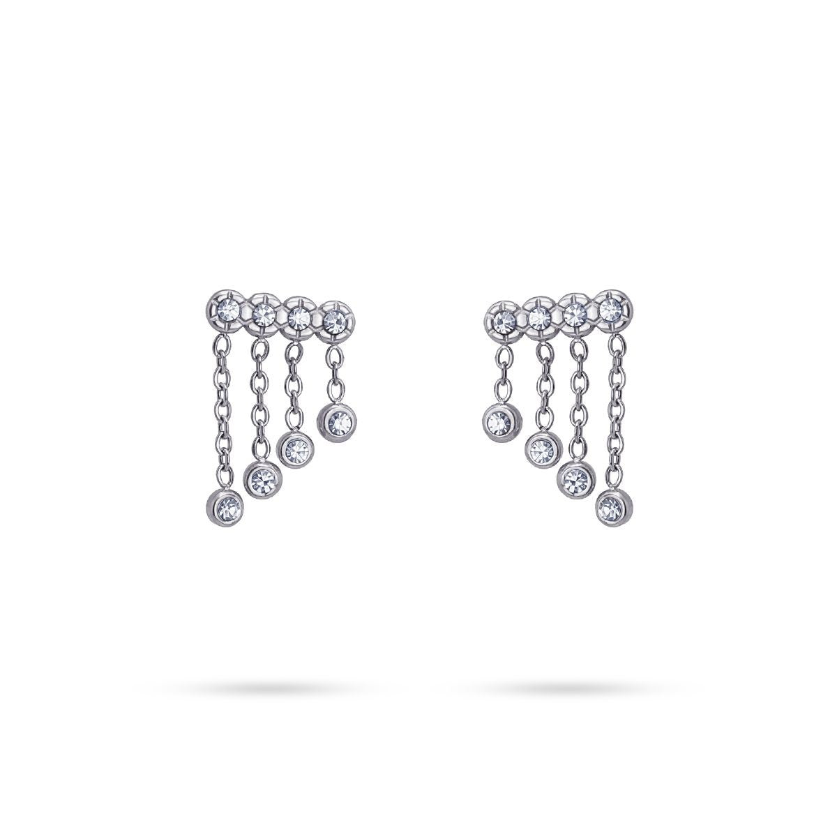 Pendientes multicharm CPE327 acero