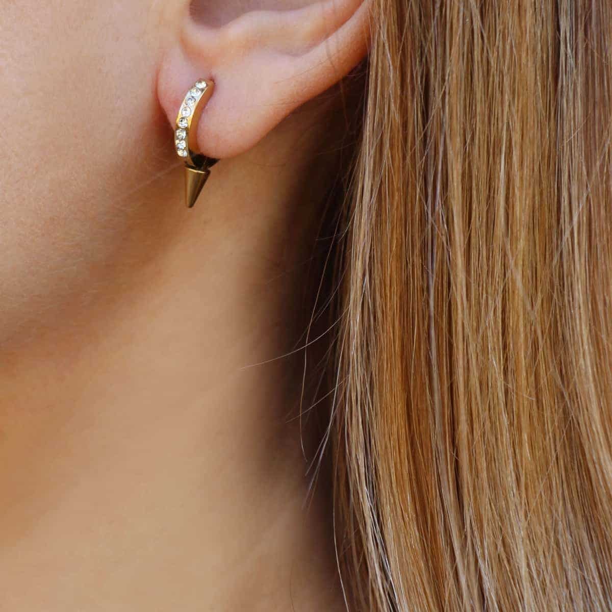 Pendientes punk CPE304 mujer