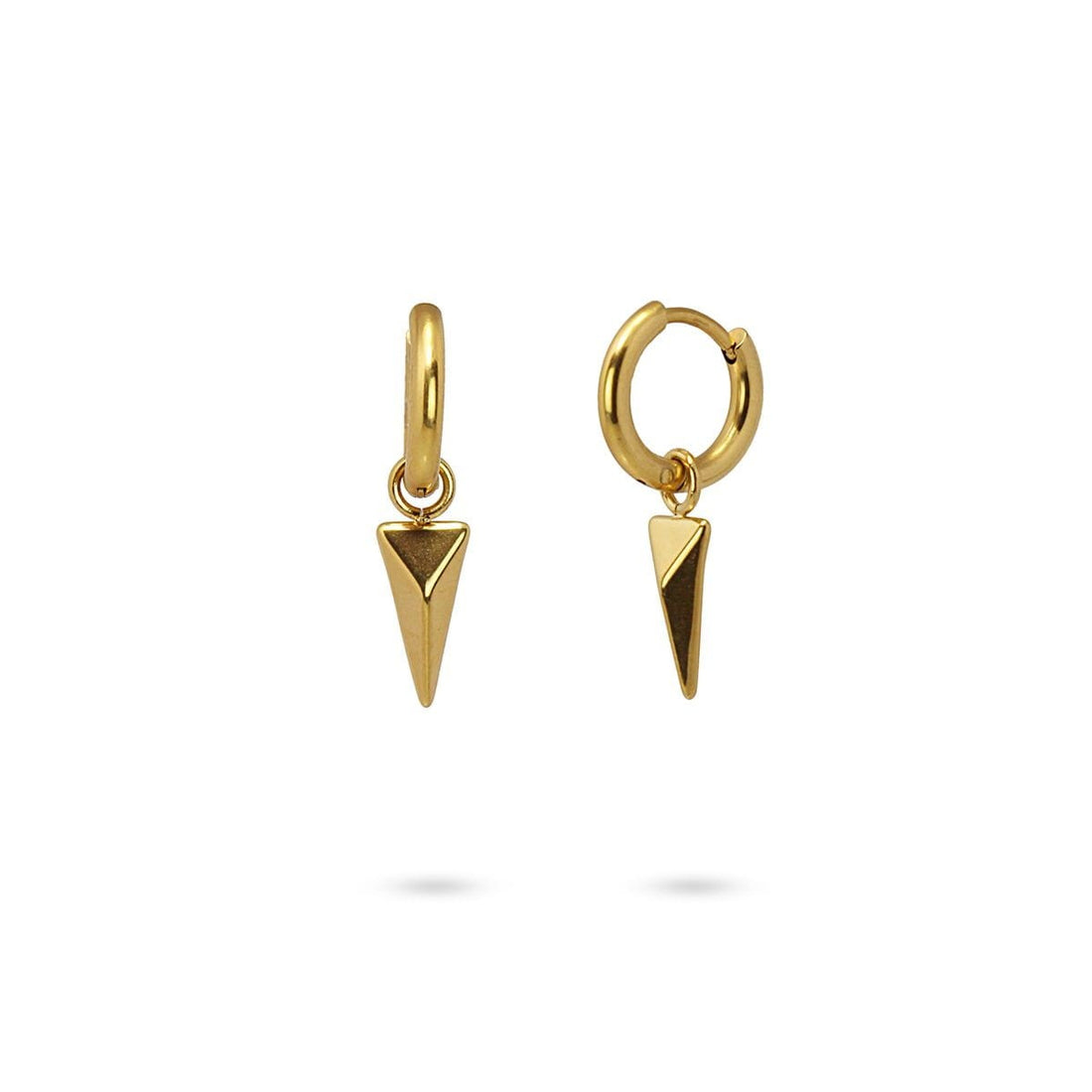 Pendientes Pirámide Dorado Anartxy