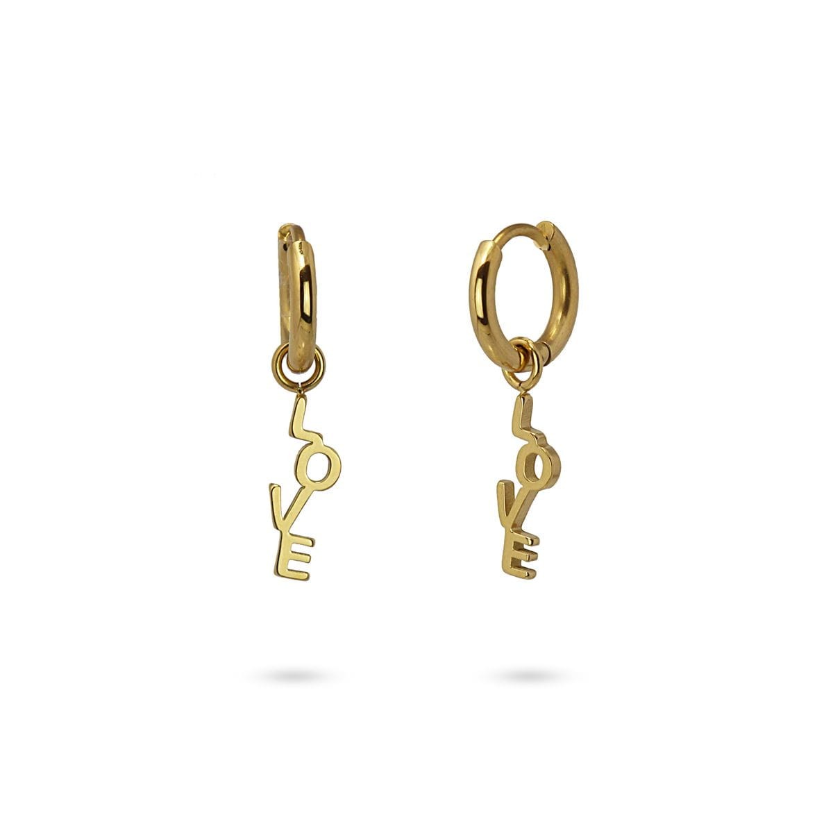 Pendientes Love Dorado Anartxy