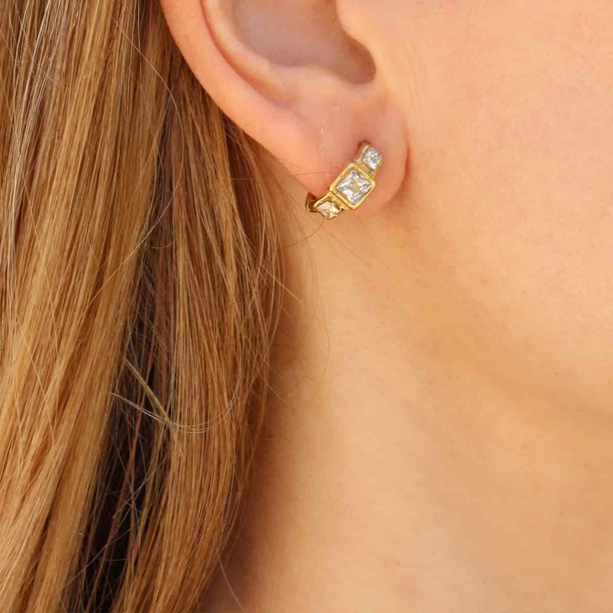 Pendientes circonitas CPE330 mujer