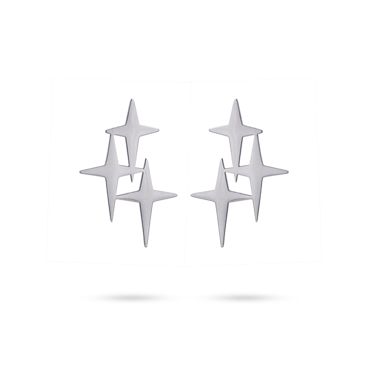 Pendientes Carmela Plateado Anartxy