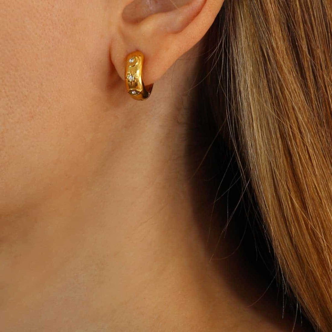Pendientes Brenda Dorado Anartxy
