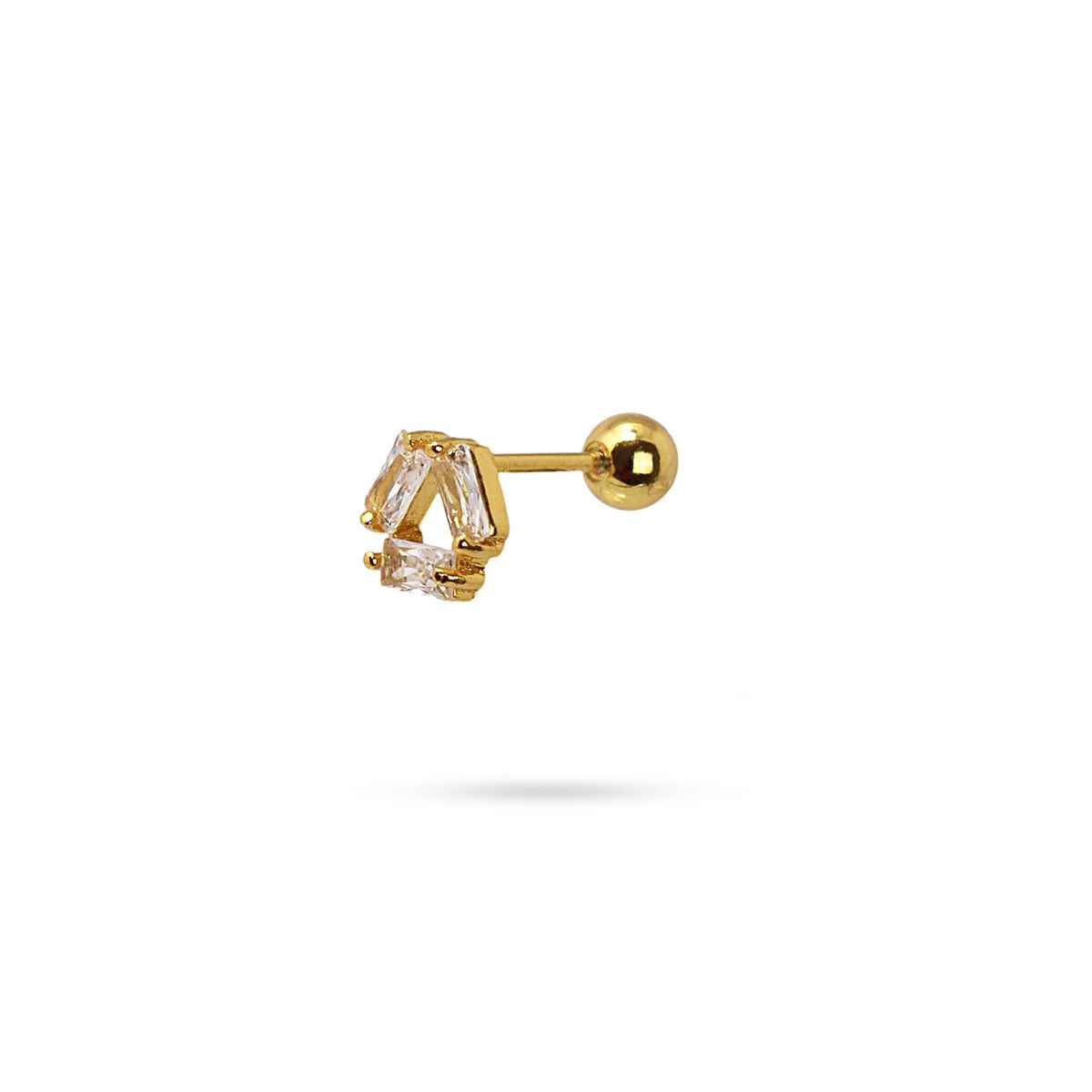 Piercing circonitas CPE263 dorado