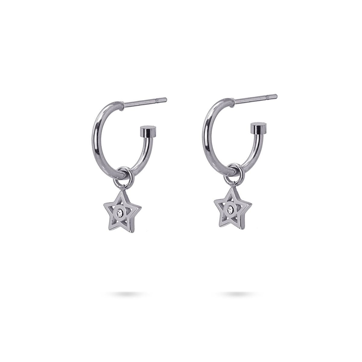 Mini aros Manuela Plateado G Anartxy