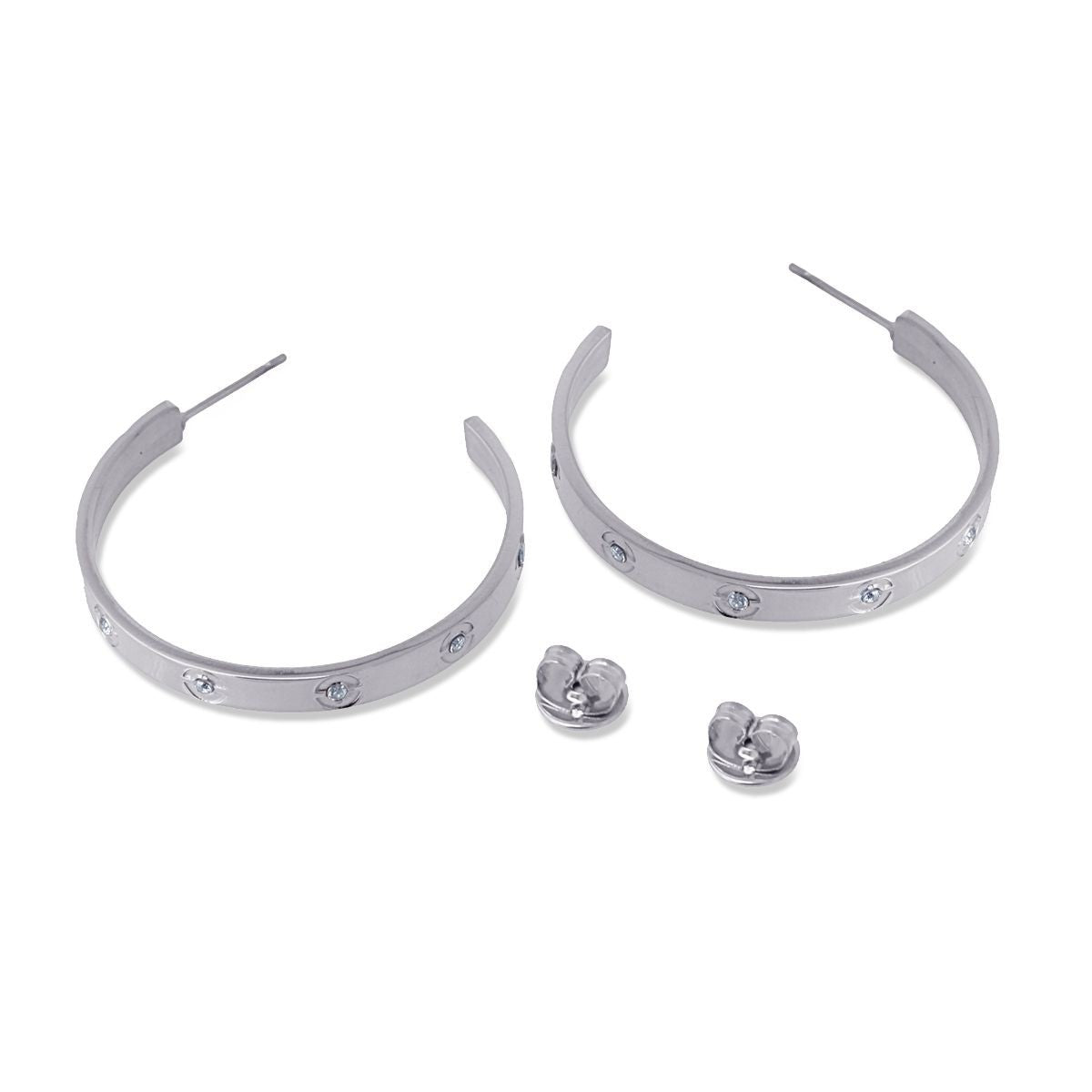 Aros Lola Plateado Anartxy