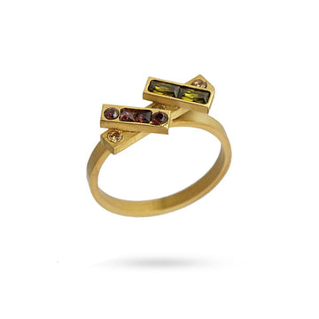 Anillo Altair 14 7 Dorado Anartxy