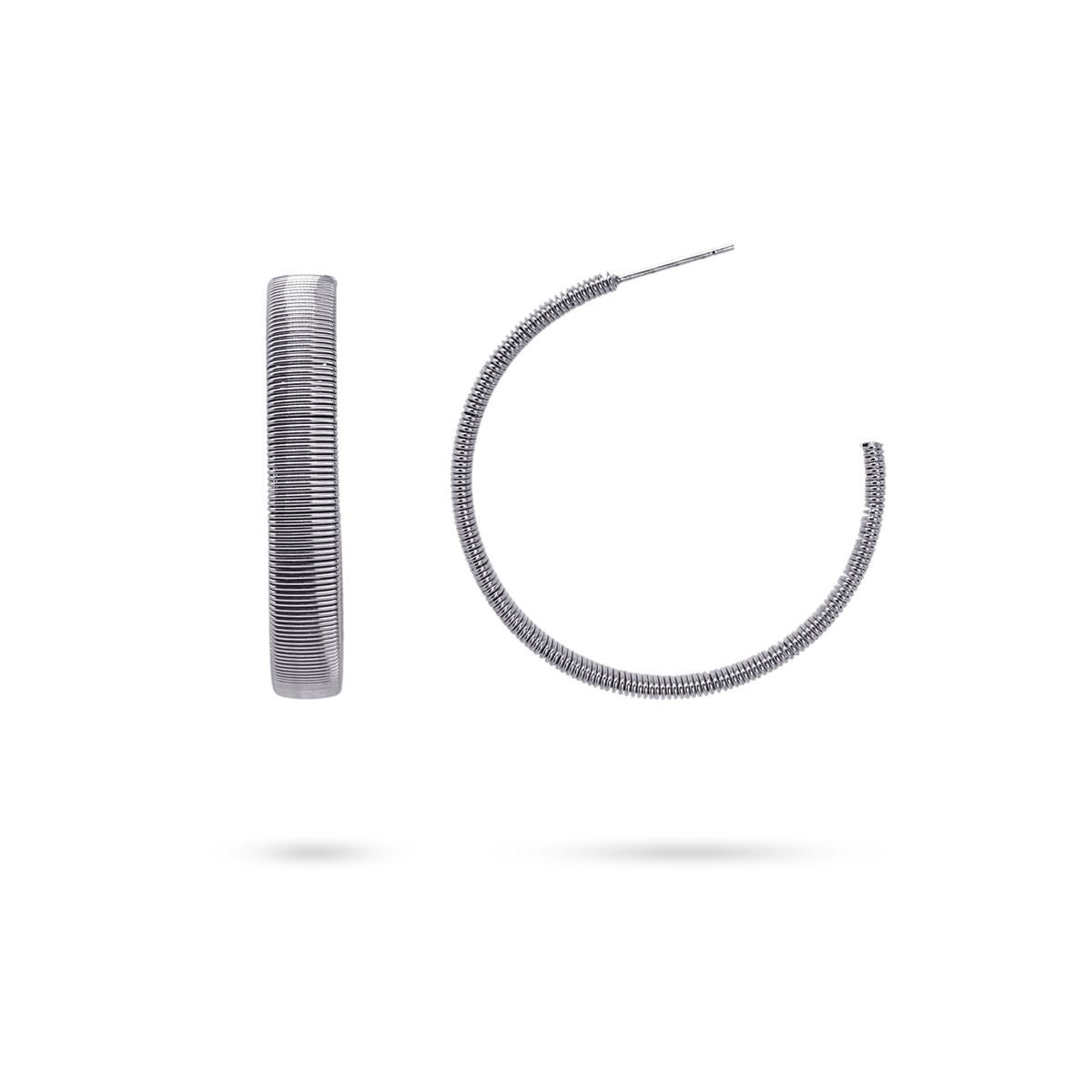 Aros Olivia Plateado Anartxy