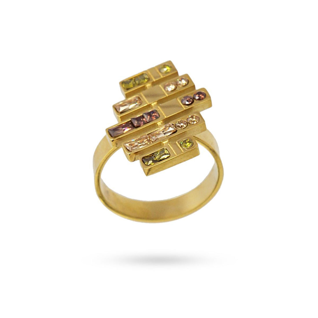 Anillo Antares 14 7 Dorado Anartxy