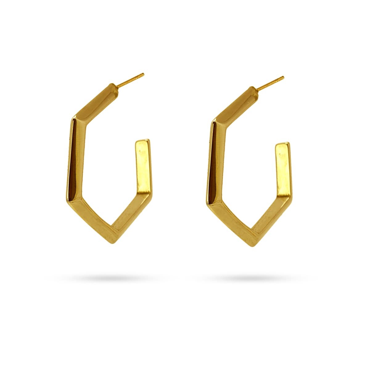 Pendientes esenciales CPE247 dorado