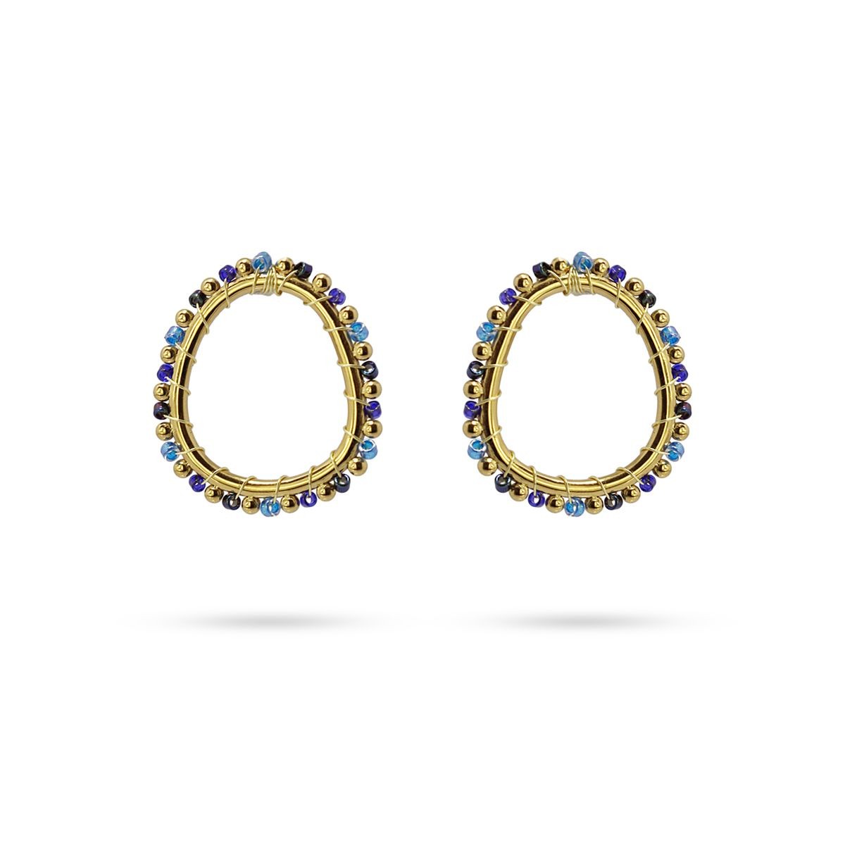 Pendientes Támesis Azul Anartxy