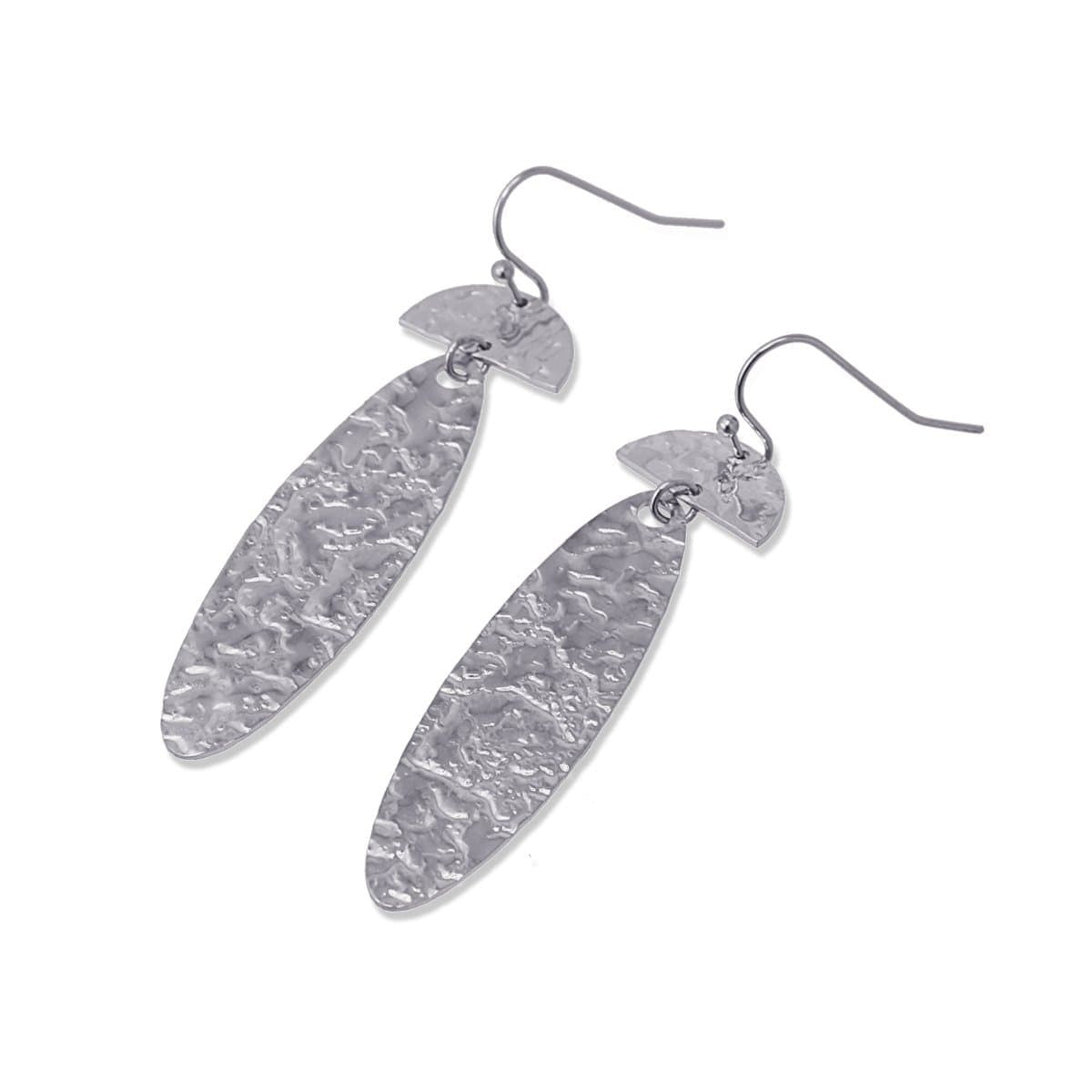 Pendientes Miriam Plateado Anartxy