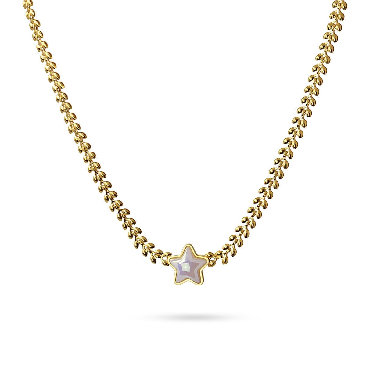 Collar Estrella Dorado Anartxy