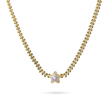 Collar Estrella Dorado Anartxy