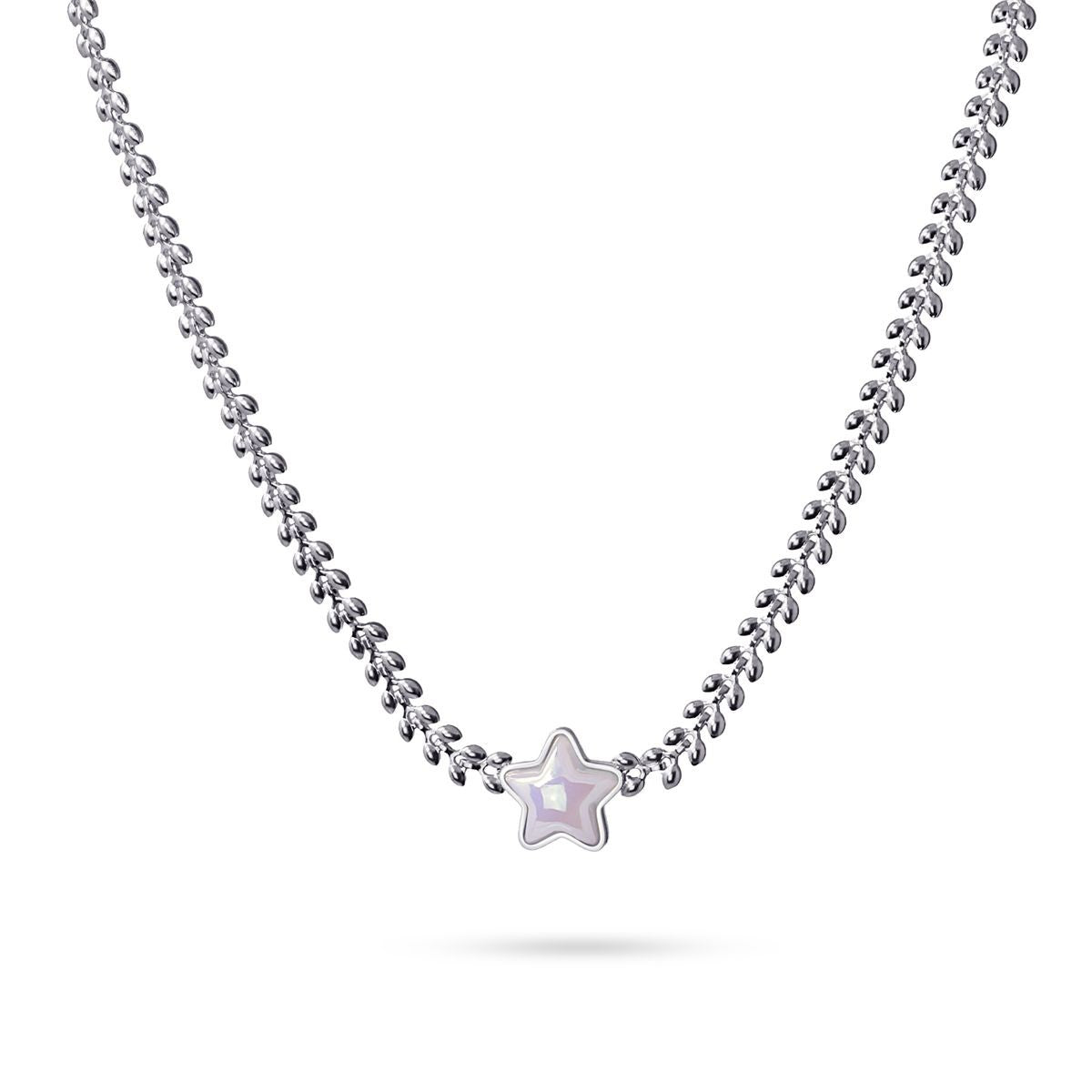 Collar Estrella Plateado Anartxy