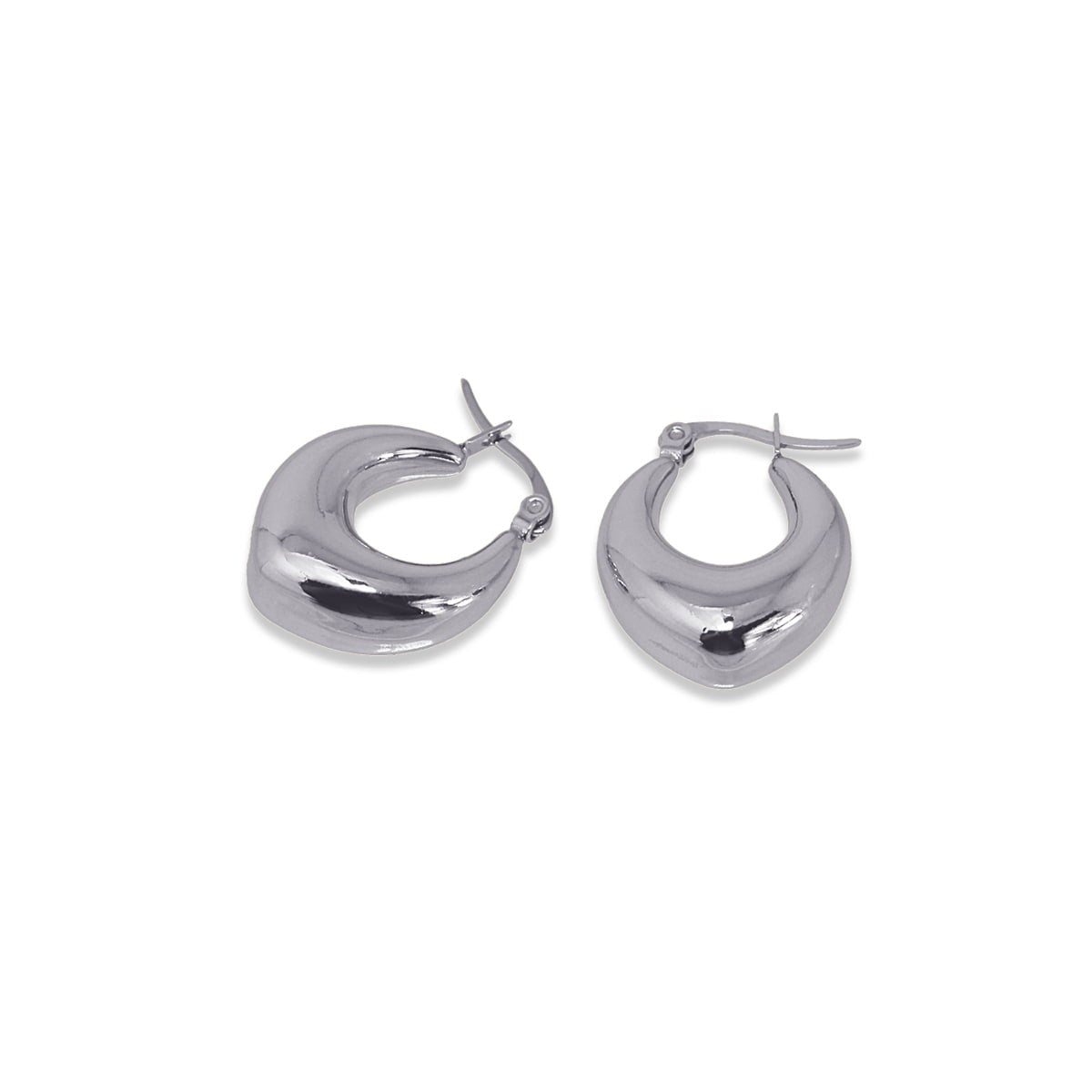 Aros Laila Plateado Anartxy