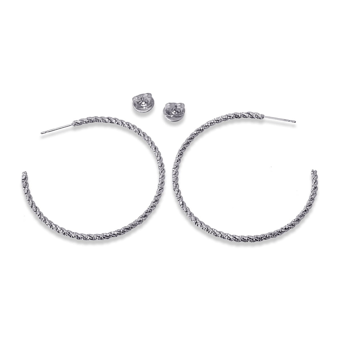 Aros Cuerda Plateado Anartxy