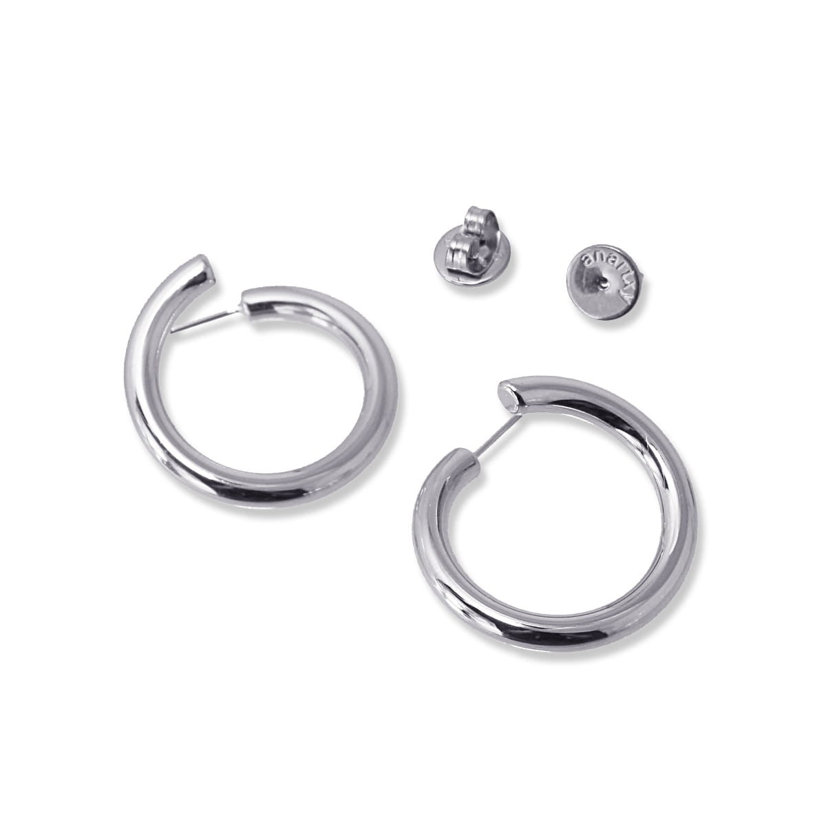 Aros Yolanda Plateado Anartxy