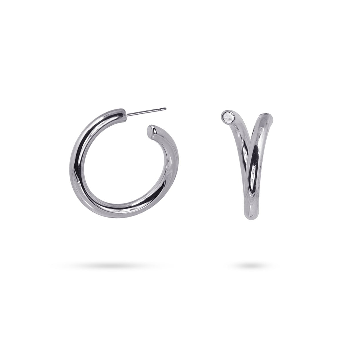 Aros Yolanda Plateado Anartxy