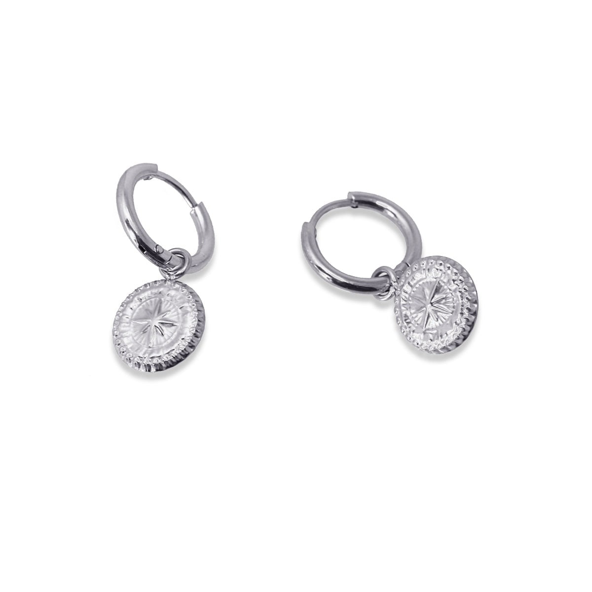 Mini aros Belén Plateado Anartxy