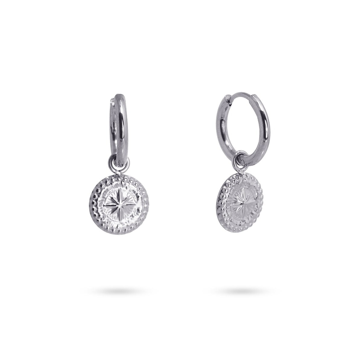 Mini aros Belén Plateado Anartxy