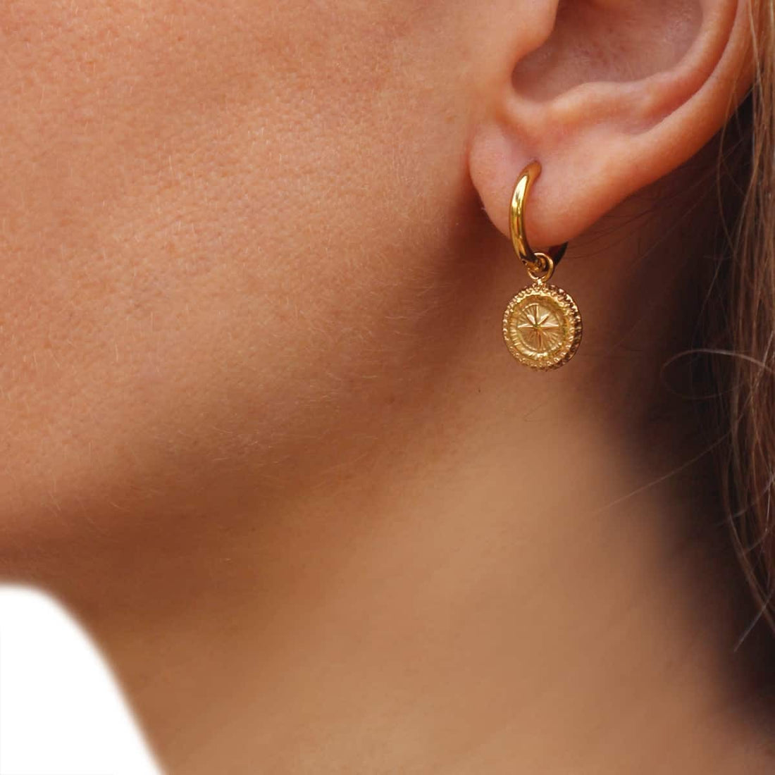 Mini aros Belén Dorado Anartxy