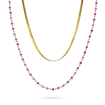 Collar largo Humber Rosa Anartxy