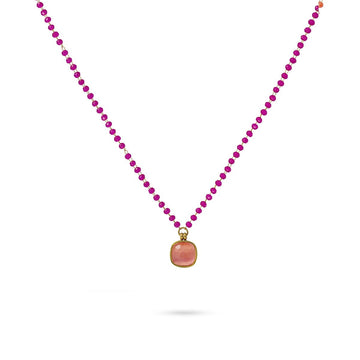 Collar Orquídea Rosa Anartxy