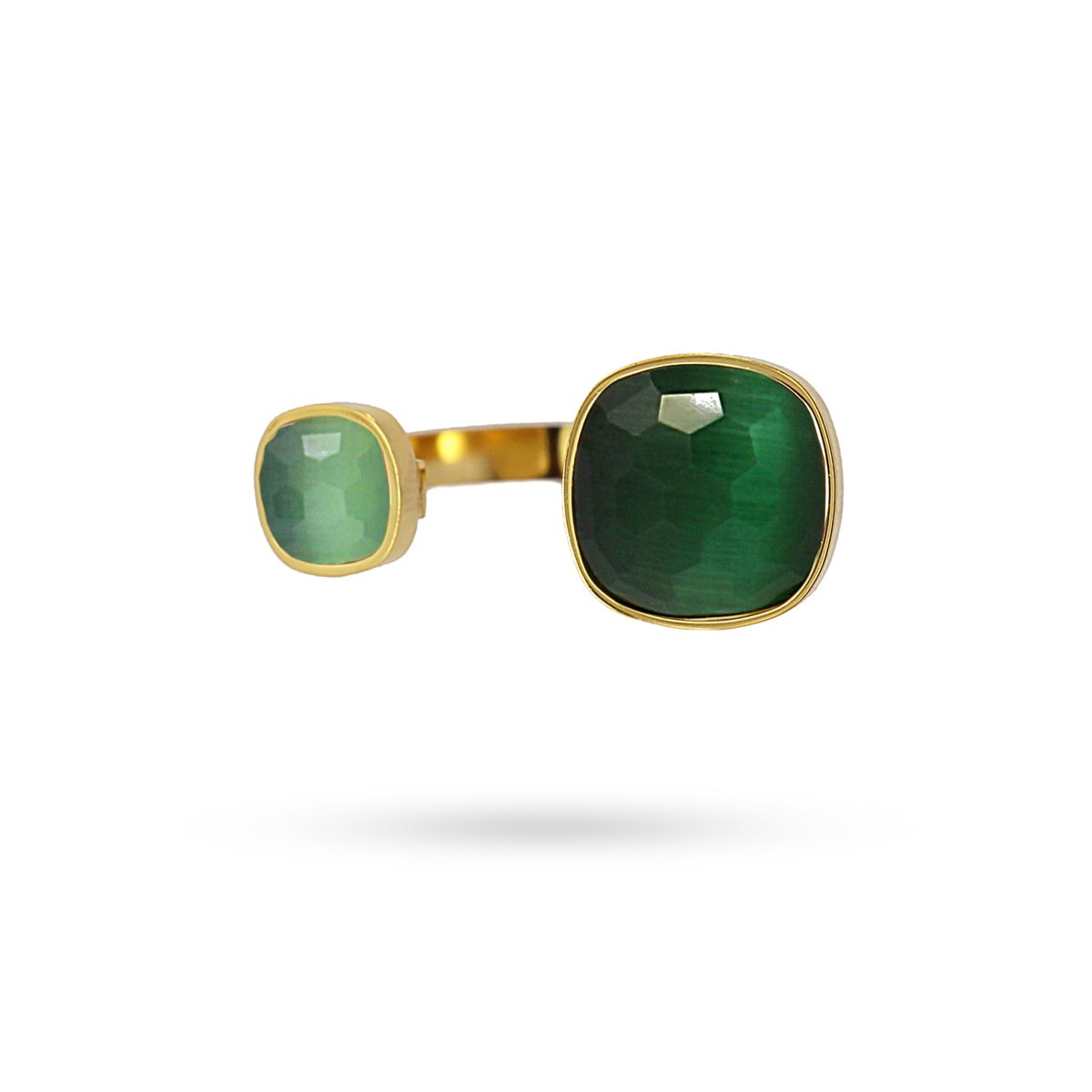 Anillo Orquídea 14 7 Verde Anartxy