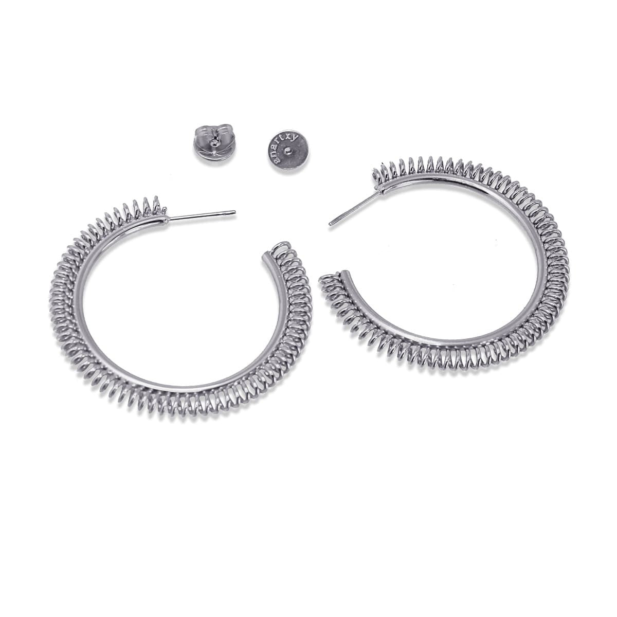 Aros Luz Plateado Anartxy