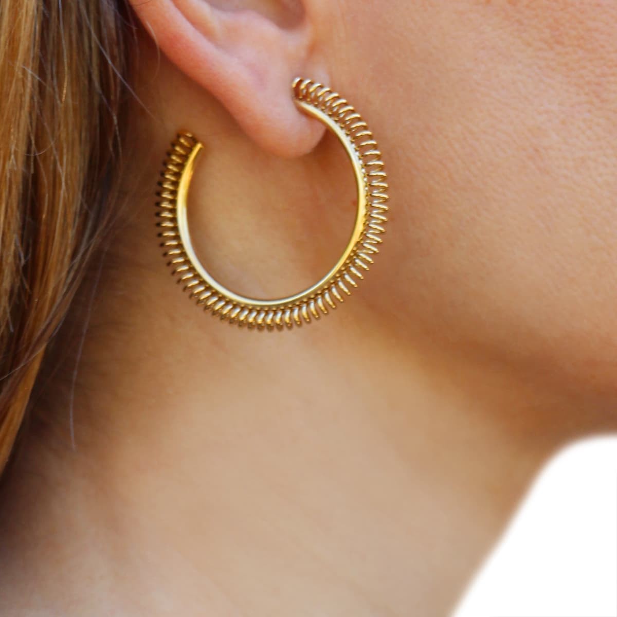 Aros Luz Dorado Anartxy