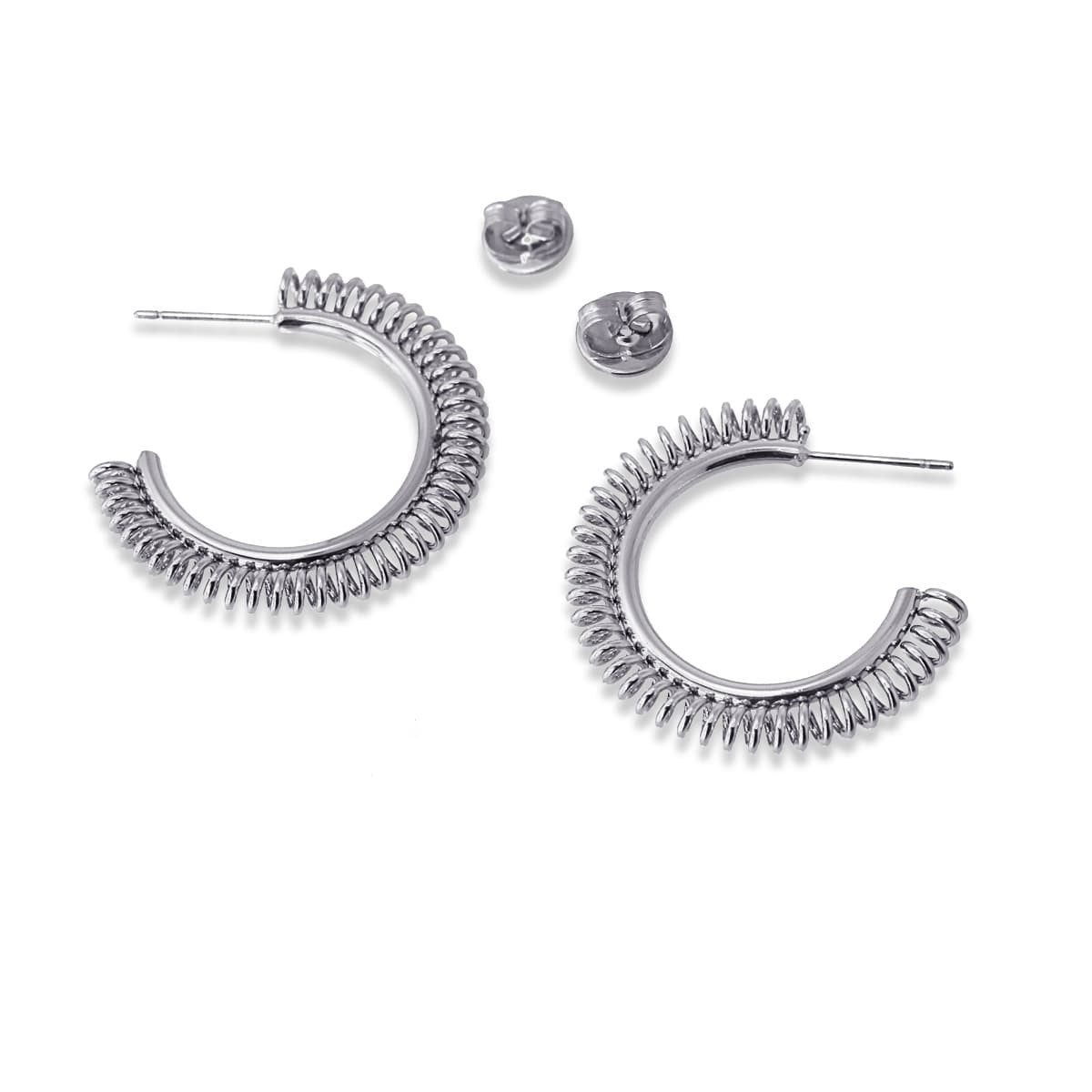 Aros Lourdes Plateado Anartxy