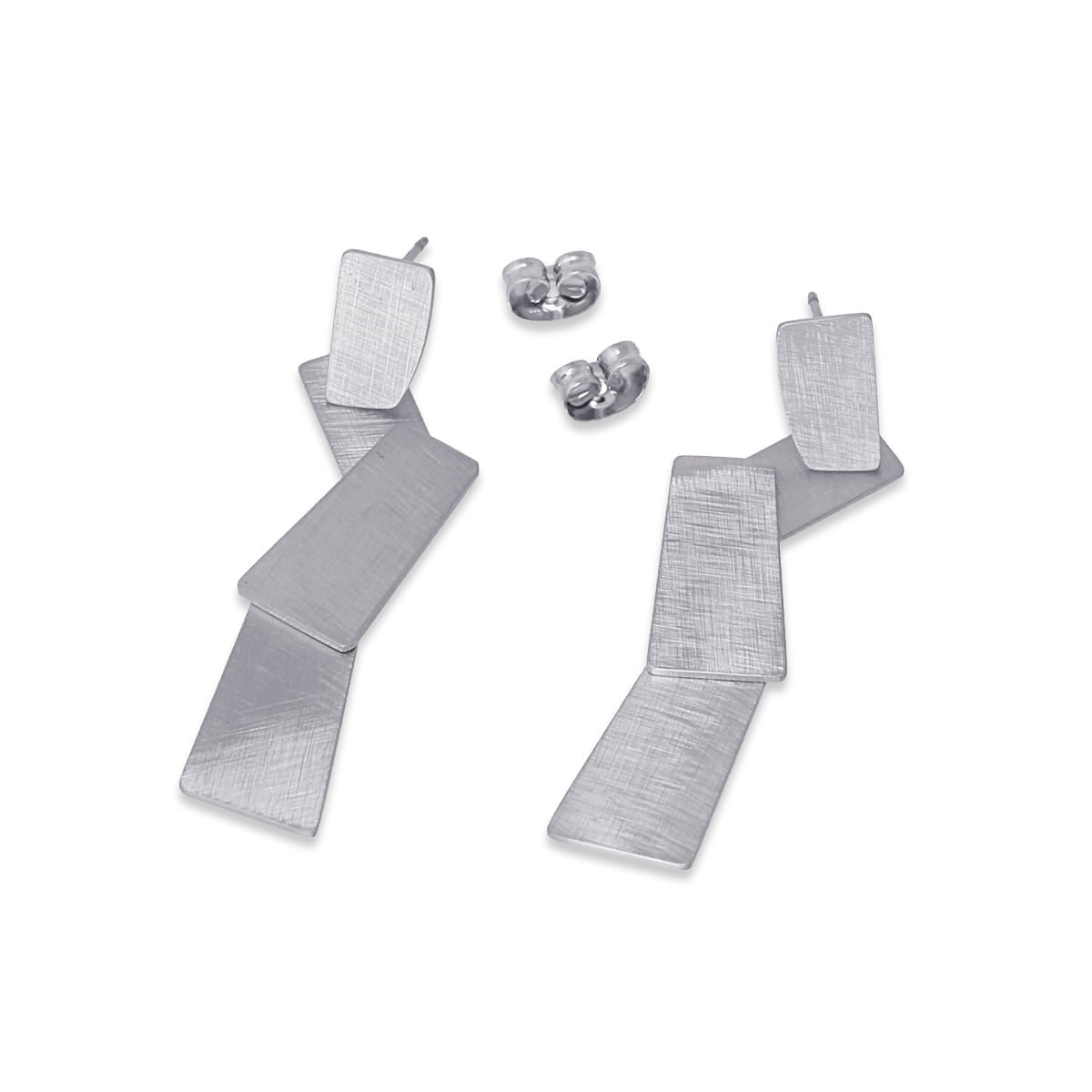 Pendientes Tokyo Plateado Anartxy