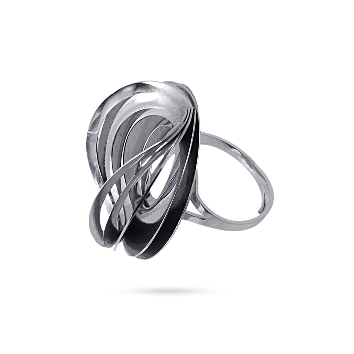 Anillo París Plateado 14 7 Anartxy