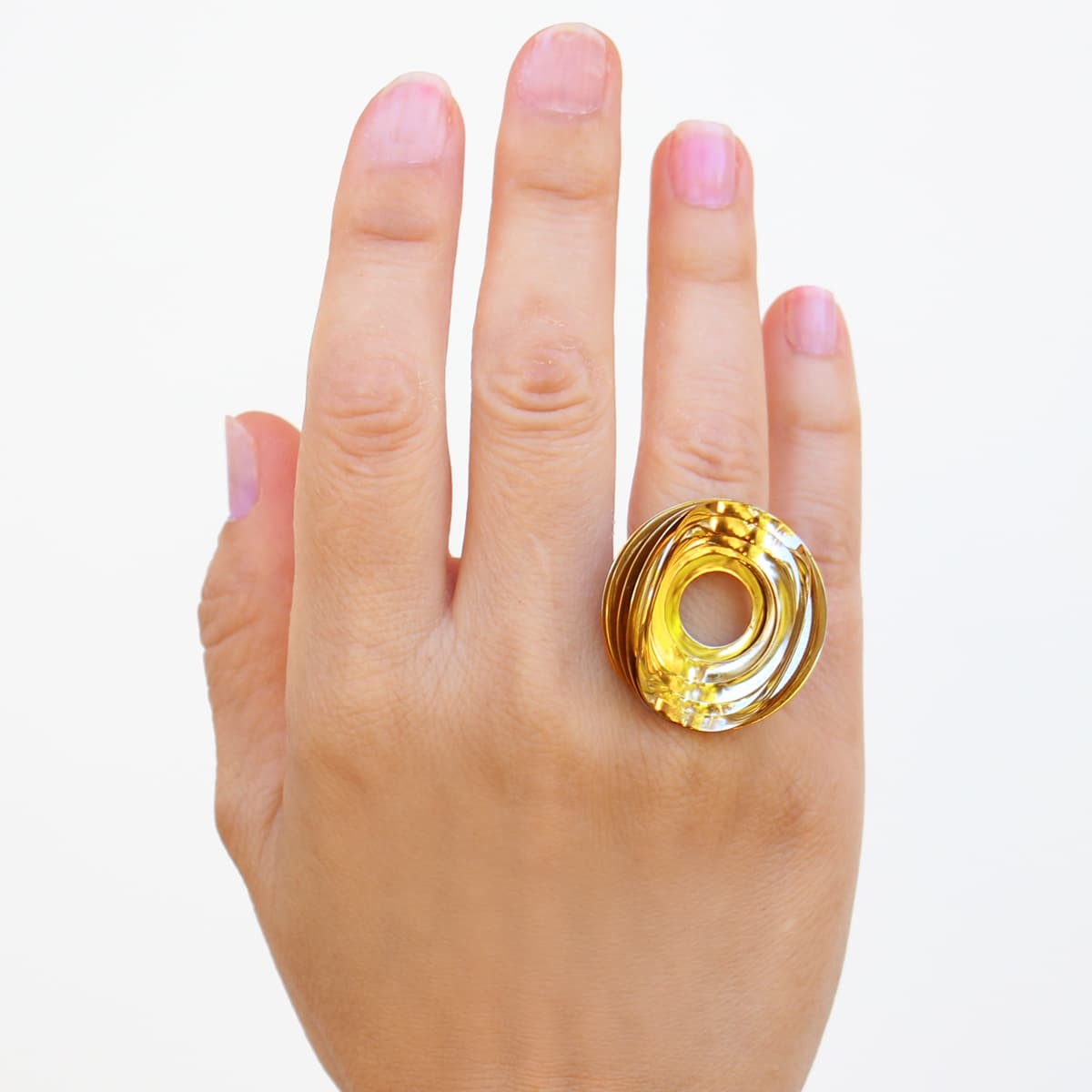 Anillo París Dorado 14 7 Anartxy