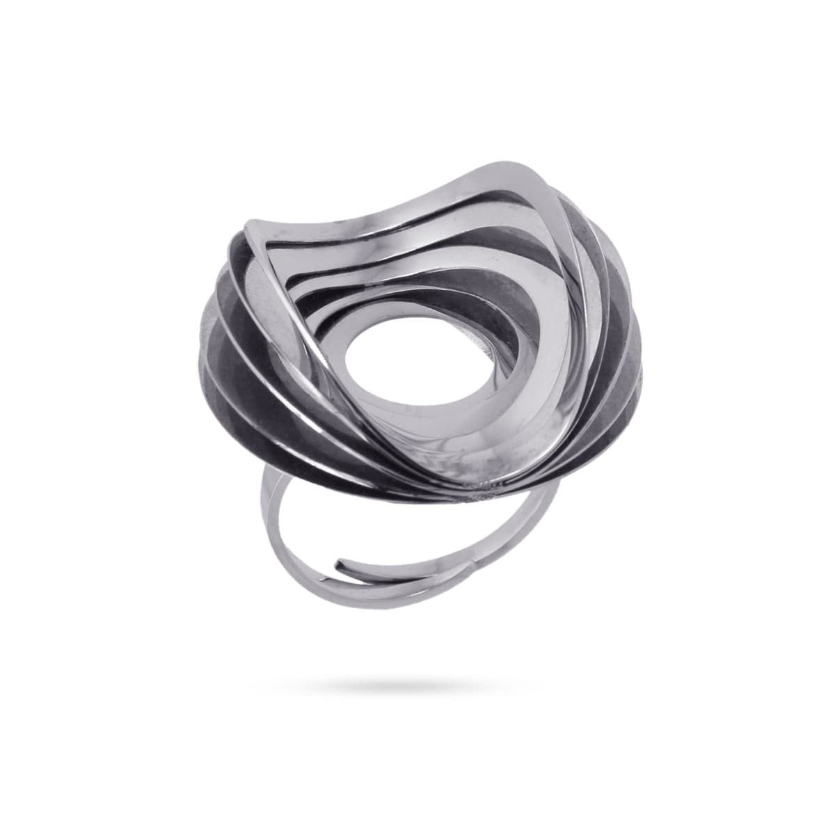 Anillo París Plateado 14 7 Anartxy