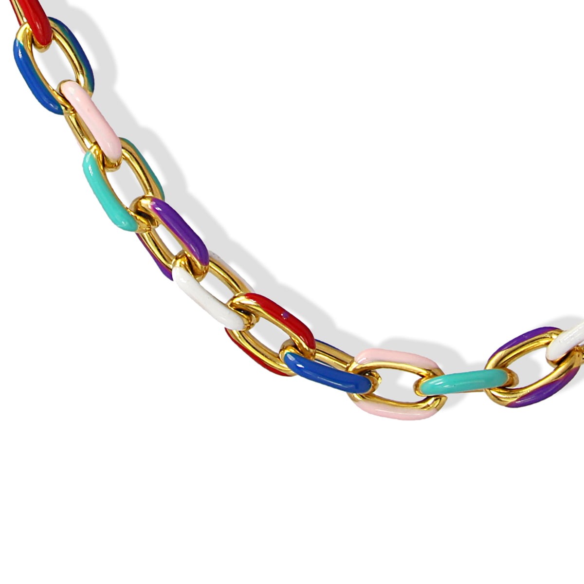 Collar eslabones esmalte BCO662 Anartxy