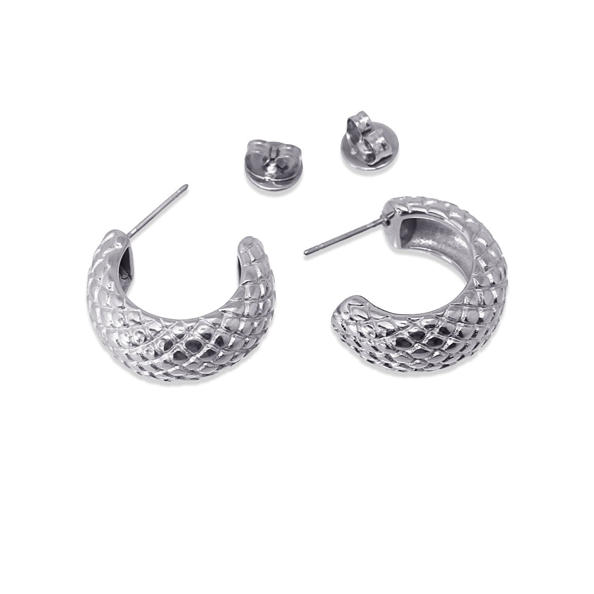 Aros Isobel Plateado Anartxy