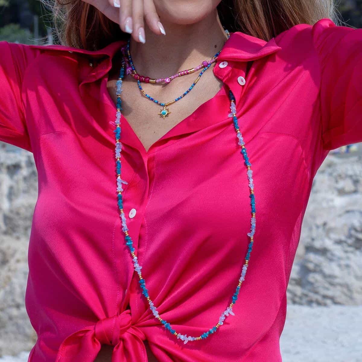 Esla long necklace