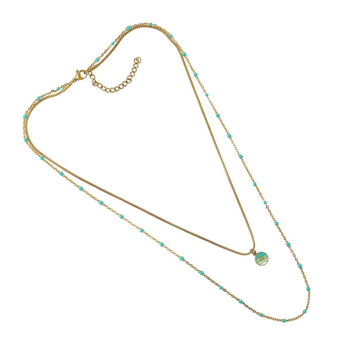 Enamel necklace BCO680