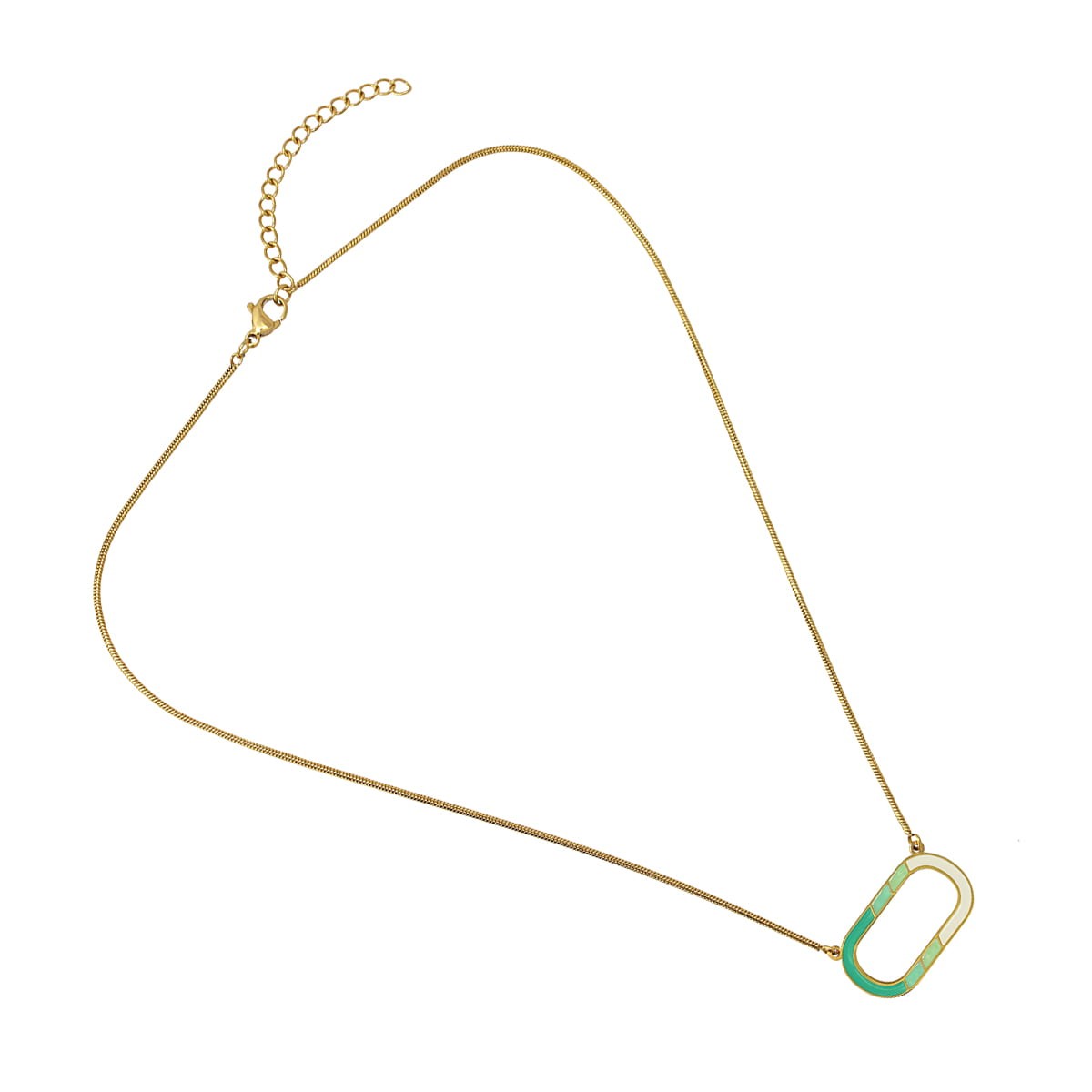 Enamel necklace BCO681