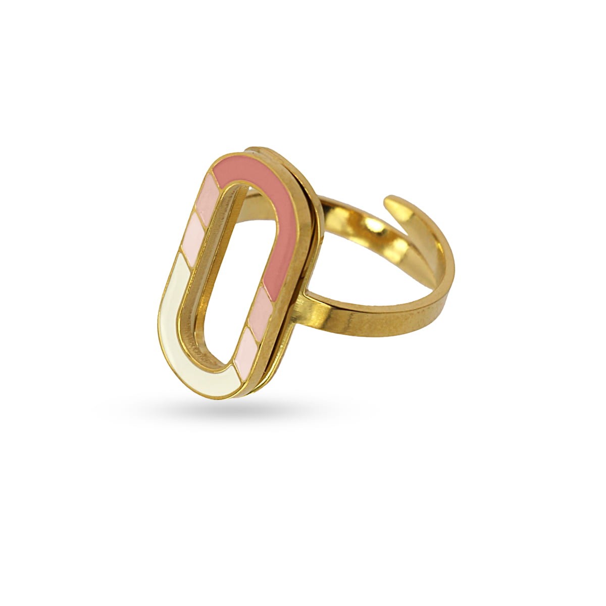 Anillo esmalte AAN943 rosa