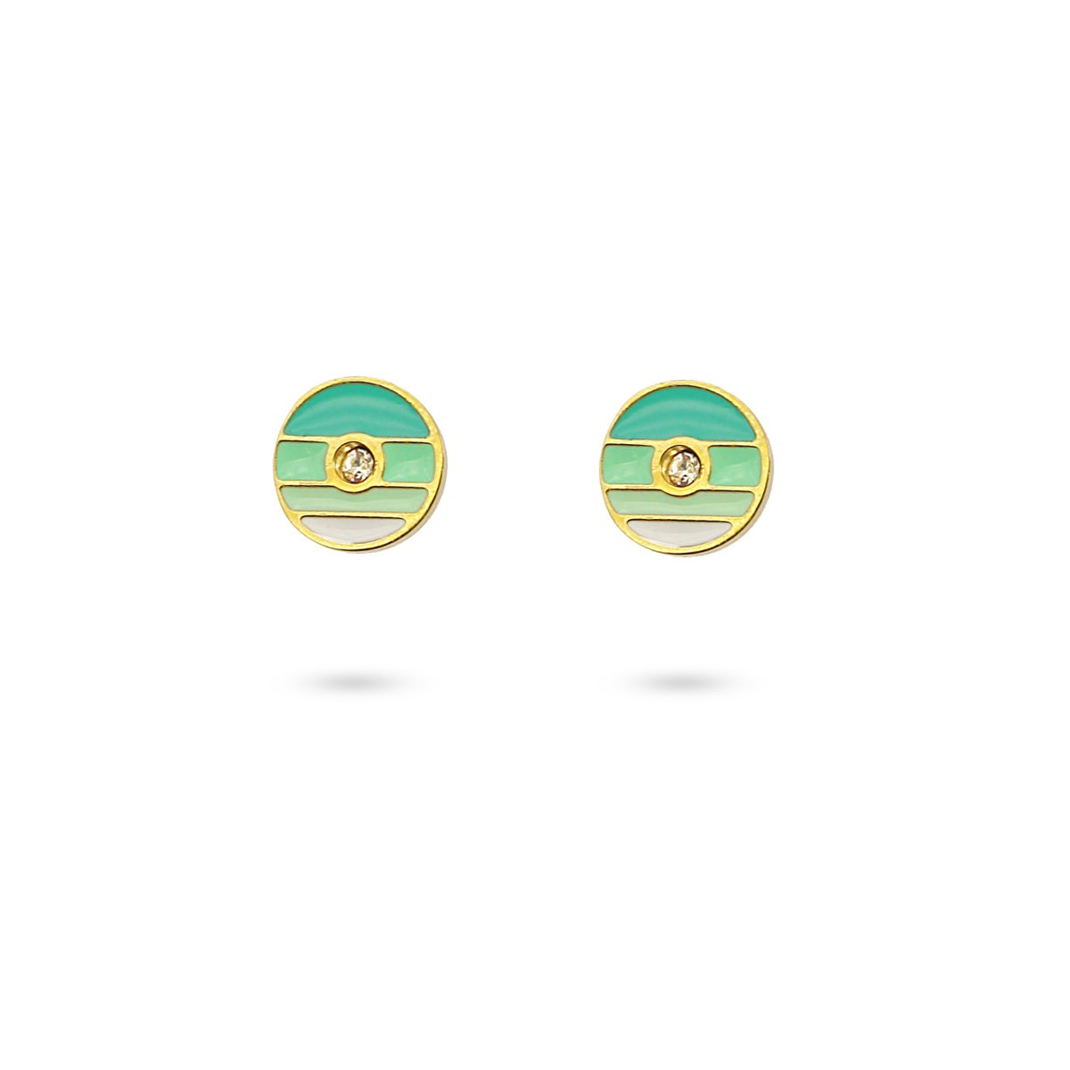 Enamel earrings CPE493