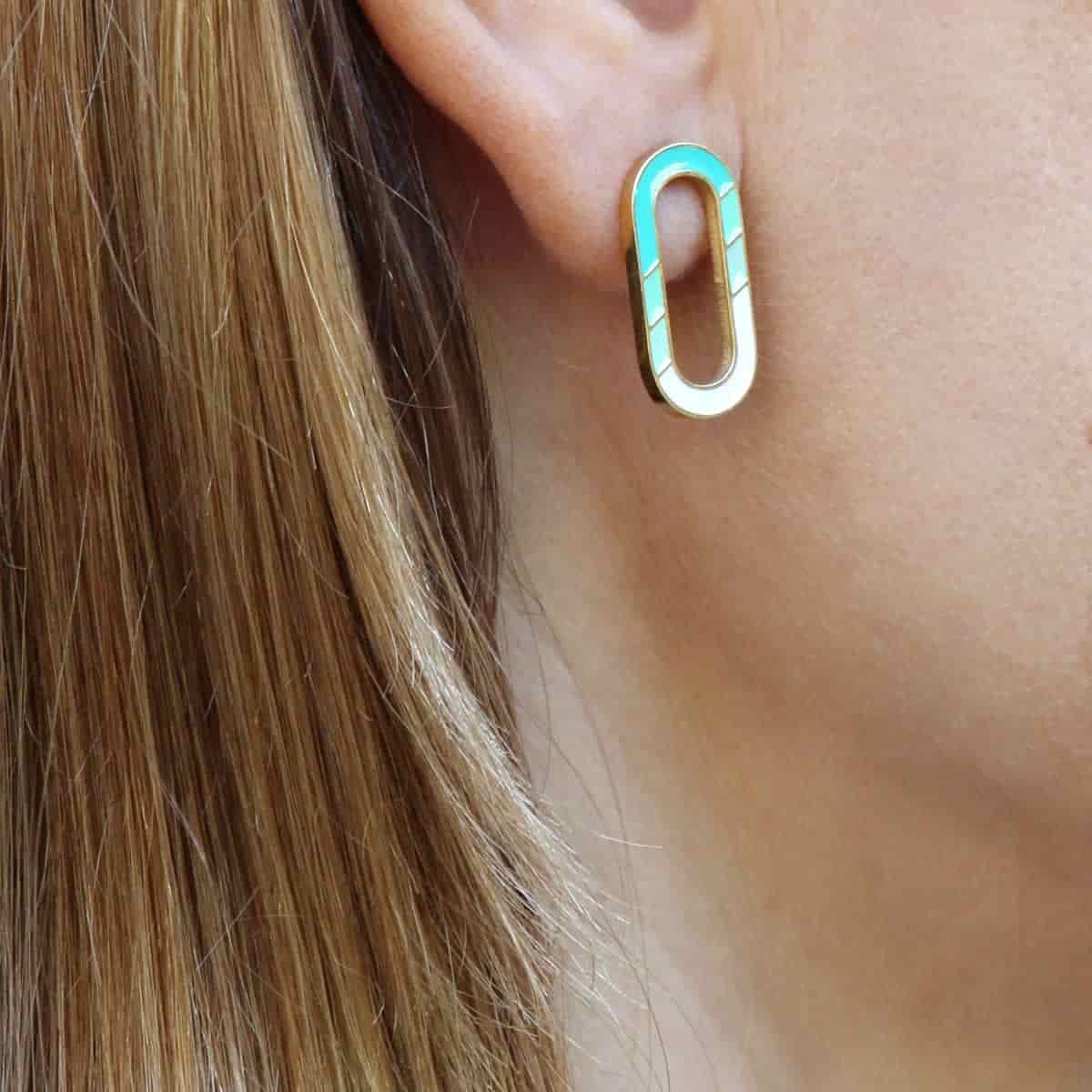 Pendientes esmalte CPE491at