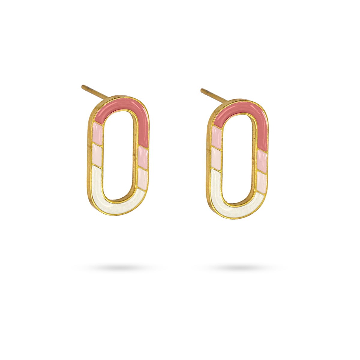 Pendientes esmalte CPE491 Rosa Anartxy