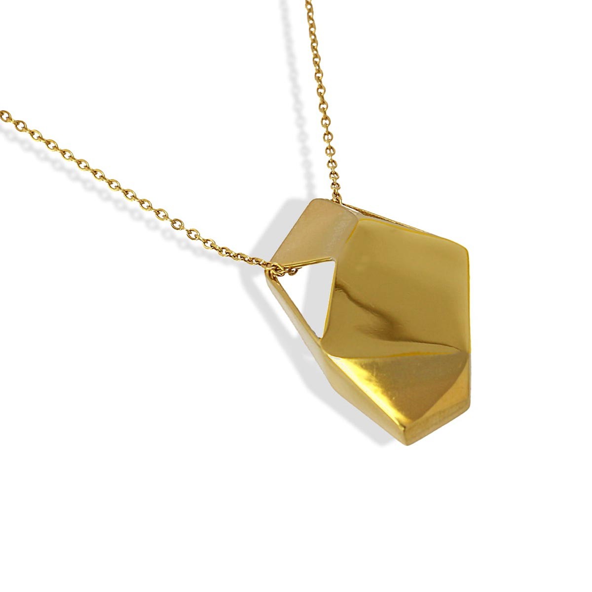 Collar geométrico BCO687 golden
